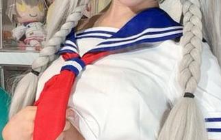 免费水手服照片：白栎Shirly又来给衣柜添麻烦了